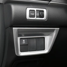 YAQUICKA Car Interior Lampada Frontale Head Light Interruttore Telaio Trim Styling Autoadesivo Per Honda Accord 10th 2018 ABS Accessori