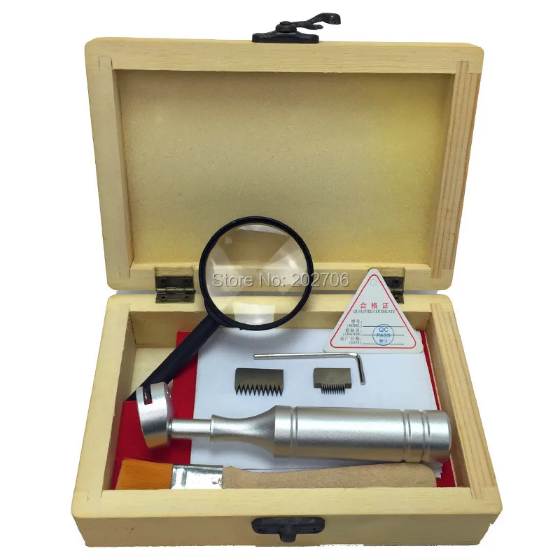 QFH инструмент для поперечной резки Тестер адгезии крест-Cut тестер комплект в том числе 1 мм/2 мм лезвия