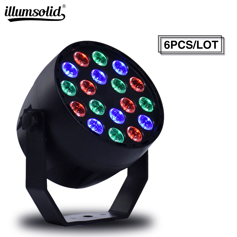 

18x3W Light Wash Lighting by DMX Control for Wedding Church Parties Halloween Party Stage Lighting 6PCS/LOT