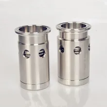 "(OD64mm) вакуумный вентиляционный клапан, санитарный SS304, 0.1Mpa(1bar) тройной зажим предохранительный клапан, детский предохранительный клапан пружинного типа
