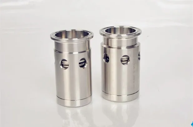 2 &quot(OD64mm) Вакуумный воздушный клапан санитарный SS304 0.1Mpa(1 бар) три зажима