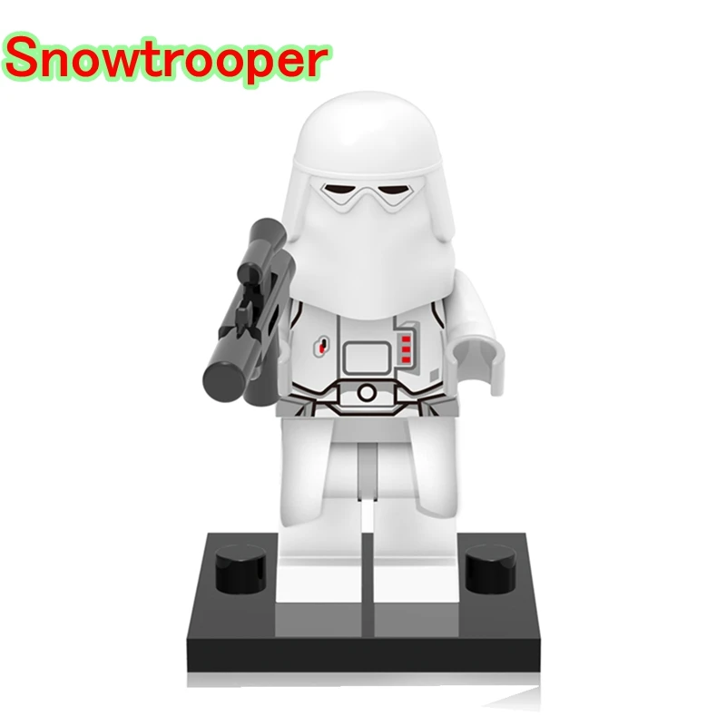 

Snow Trooper DIY Blocks Single Legoing Freemaker The Last Jedi Rogue One Star Plan Building Blocks Gifts For Kids XH394