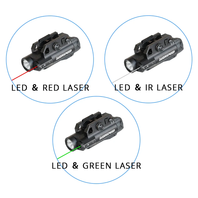 Тактический пистолет фонарик лазерный комбо зеленый/красный/Инфракрасный оружие-установленный стрельба лазерный Воздушный пистолет охотничий точечный прицел лазер для пистолета