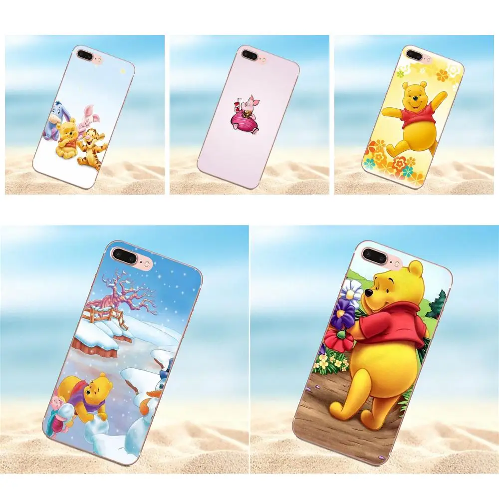 

Clear Soft Shell For Galaxy Alpha Core Prime Note 4 5 8 S3 S4 S5 S6 S7 S8 S9 mini edge Plus Winnie The Pooh Cartoons Anime