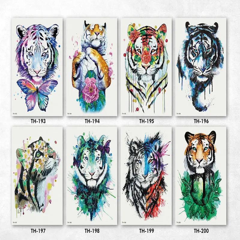 

Y-XLWN 10 sets of tattoo combination tattoo stickers new hot sale stickers one tattoo temporary tattoo