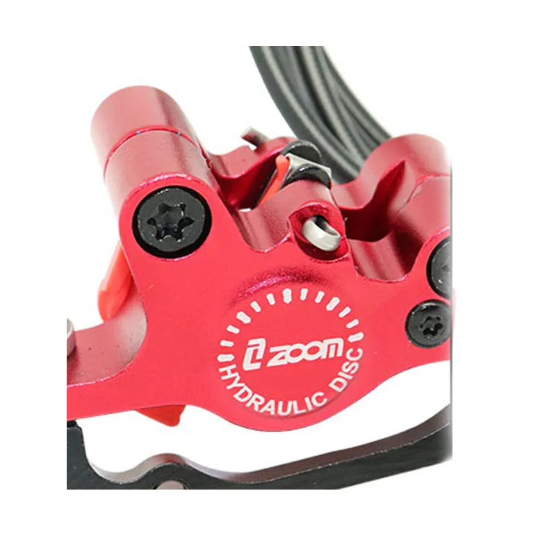 Top Zoom Mtb Line Pulling Hydraulic Disc Brake Electric Scooter Front And Rear Mountain Bike Ebike Road Oil Disc Brake Aluminum Disc 3