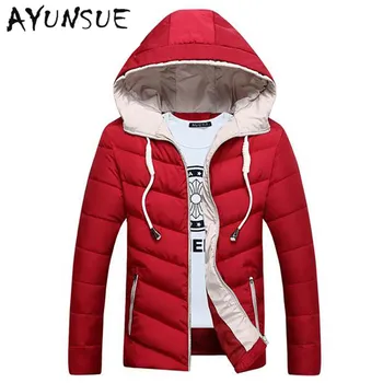 

Men's Hoodie Fashion Casual Men Hooded Jacket 2020 Winter Casual Slim Men's Hooded Jackets Man Down Coat Plus Size M-3XL YYJ0047