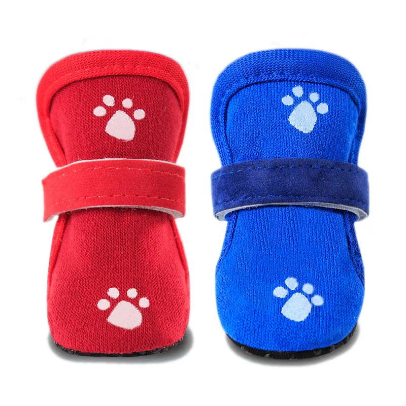 

Protective Dog Boots for Small Medium Dogs Nonslip Soft Warm Cotton Knitted Pet Shoes for Dog Daily Walks Size S M L XL 2XL