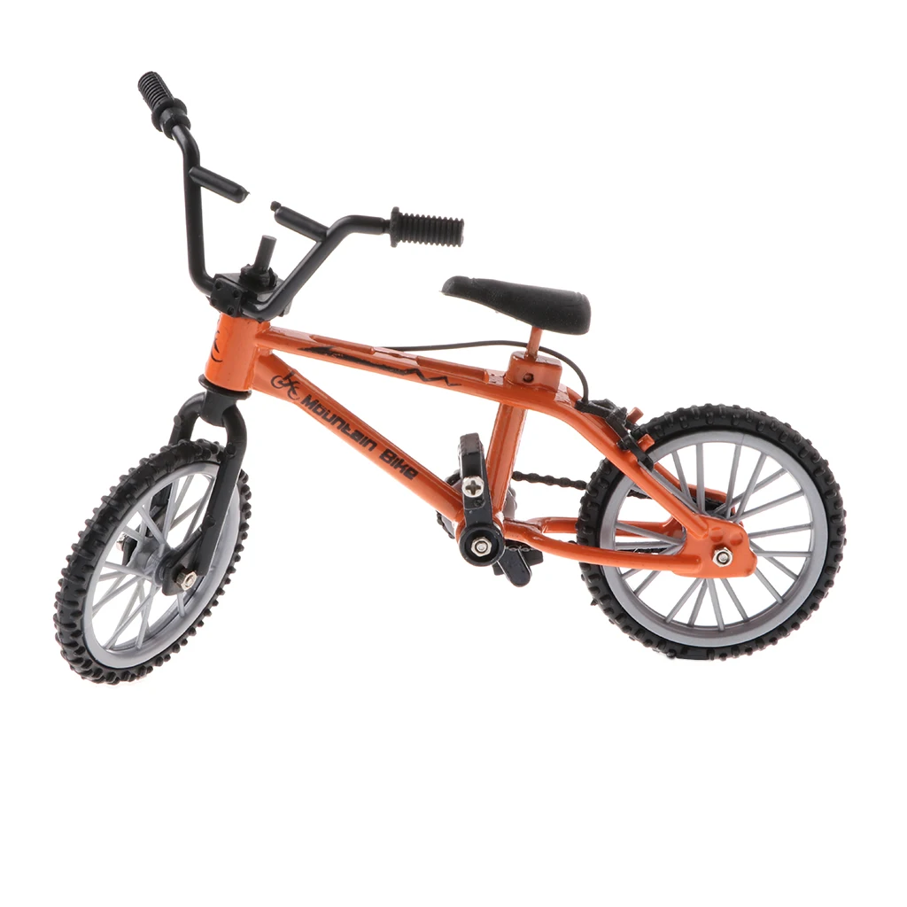 1:24 Miniature Alloy Finger Bike Mountain Bicycle Diecast Vehicle  Model Desk Gadget Toy