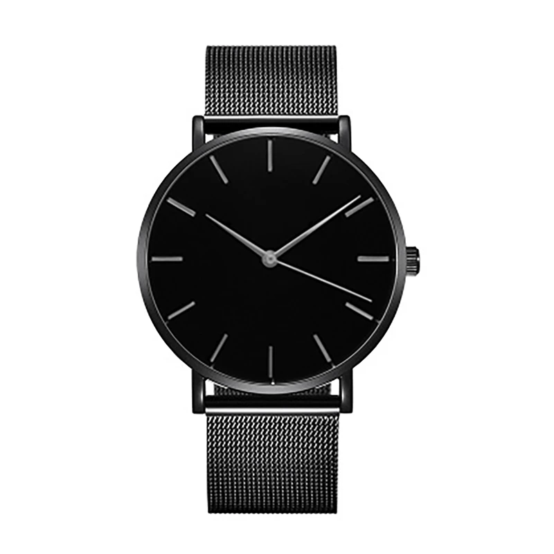

Fashion Alloy Belt Mesh Watch Unisex Women's Watches Minimalist Style Quartz Watch Relogio Feminino Saat Watches for Women
