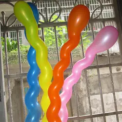 Новый 10 шт. Твист Спираль Латекс воздушные шары свадьбы Дети День рождения Декор игрушка в подарок