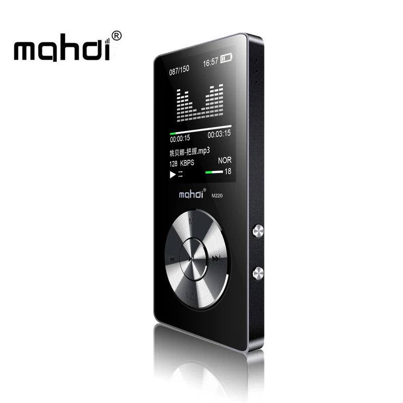 Mahdi M220 металлический MP3 плеер Портативный цифровой аудиоплеер с 1 8 дюймовым