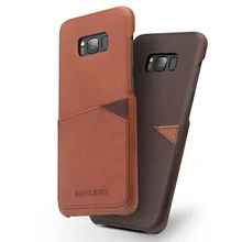 QIALINO Модный чехол для Samsung Galaxy S8 роскошный чехол из натуральной кожи для телефона для Samsung S8 Plus задняя крышка для 5,6/6,1 дюймов