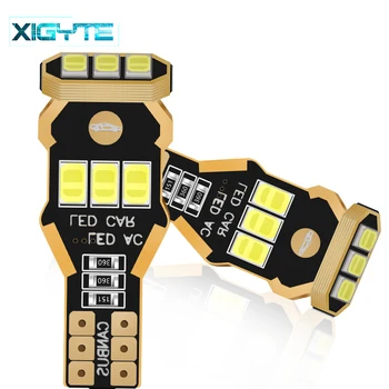 

2PCS T15 W16W 912 921 955 LED Wedge Bulbs CANbus Car Backup Reverse Lights Tail Lamp Xenon White 5730 9SMD 450Lm 9W 12V-24V