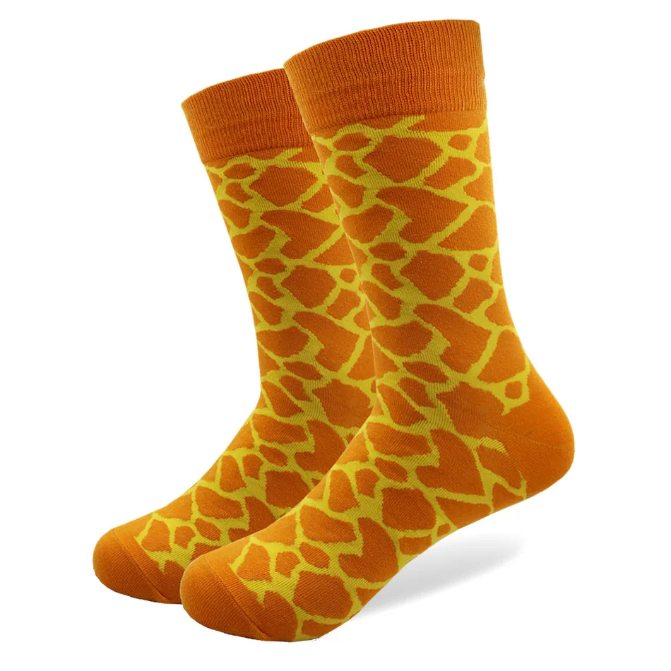 29 узоров, мужские забавные носки из чесаного хлопка, Разноцветные длинные носки для скейтборда, повседневные носки для мужчин - Цвет: DZ022