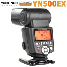 Светодиодная лампа для видеосъемки Yongnuo YN500EX YN 500EX YN500 EX вспышка светильник Speedlite скорость светильник 1/8000s GN53 ttl для Canon 700D 650D 6D 7D 600D 400D 50D 5D