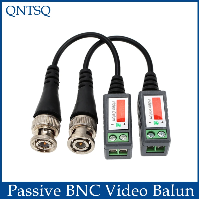 2 пара/лот камера CCTV пассивный BNC видео балун UTP коннектор трансивера BNC балун, витой кабель