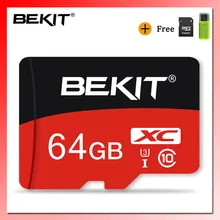 Bekit карта памяти Micro SD карта 256 ГБ 128 Гб 64 ГБ 32 ГБ 16 ГБ 8 ГБ Microsd карта класс 10 U1 U3 TF SD карта мини флэш-карты для телефона