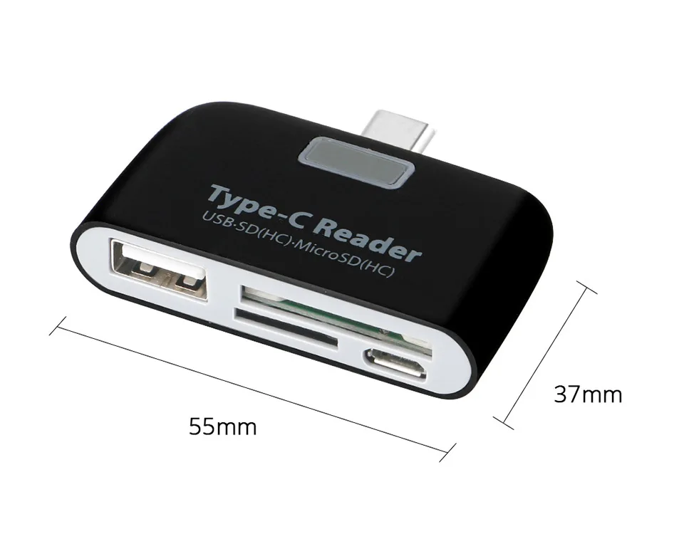 USB 3,1 Тип C USB-C для TF Micro SD OTG кардридер для Macbook тип-c телефоны ноутбук Google планшеты Windows компьютер