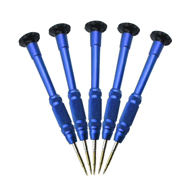 

0.6 Tri Point Screwdriver Repair Triwing Tool For Apple iPhone 7 & 7 Plus 120mm Blue Tri Point Screwdriver