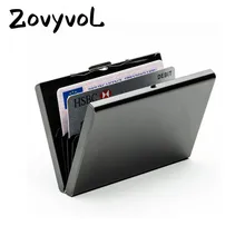 ZOVYVOL из нержавеющей стали алюминиевый металлический чехол-коробка для мужчин бизнес кредитный держатель для карт чехол Крышка wo Мужской кошелек для монет карта Rfid кошелек ZOVYVOL из нержавеющей стали алюминиевый металлический чехол-коробка для мужчин бизнес кредитный держатель для карт чехол Крышка wo Мужской кошелек для монет карта Rfid кошелек