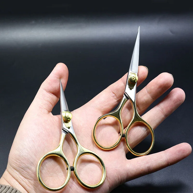 New super sharp fly tying scissors adjustable tension 4''&5''first class gold loop razor scissors smooth cutting fly tying tools