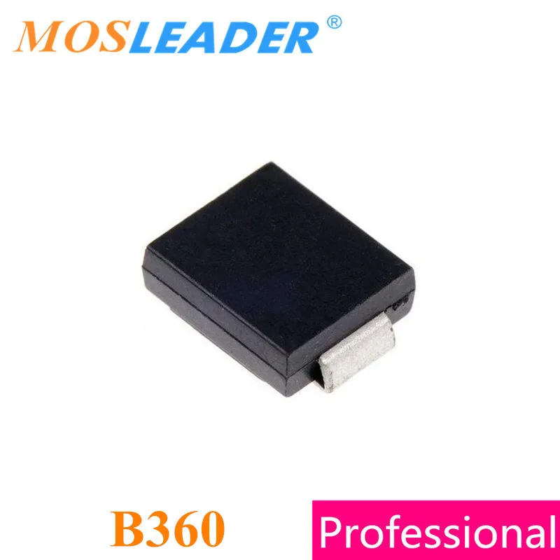 Mosleader B360 SMC 1000 шт 3000 DO214AB 3A 60В высокое качество | Электроника