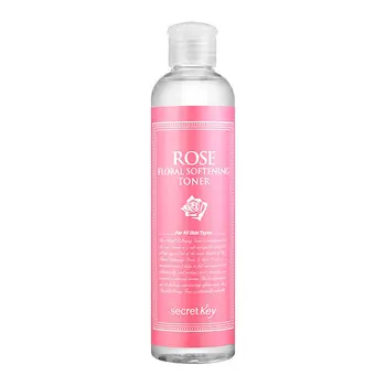 

SECRET KEY Rose Floral Softening Toner 248ml Facial Toner Serum Moisturizing Whitening Essence Face Care Korea Cosmetics