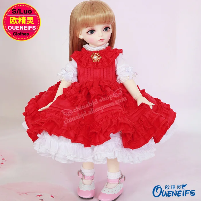 Одежда BJD 1/6 плиссированная юбка кукольный костюм элегантность и красота платье