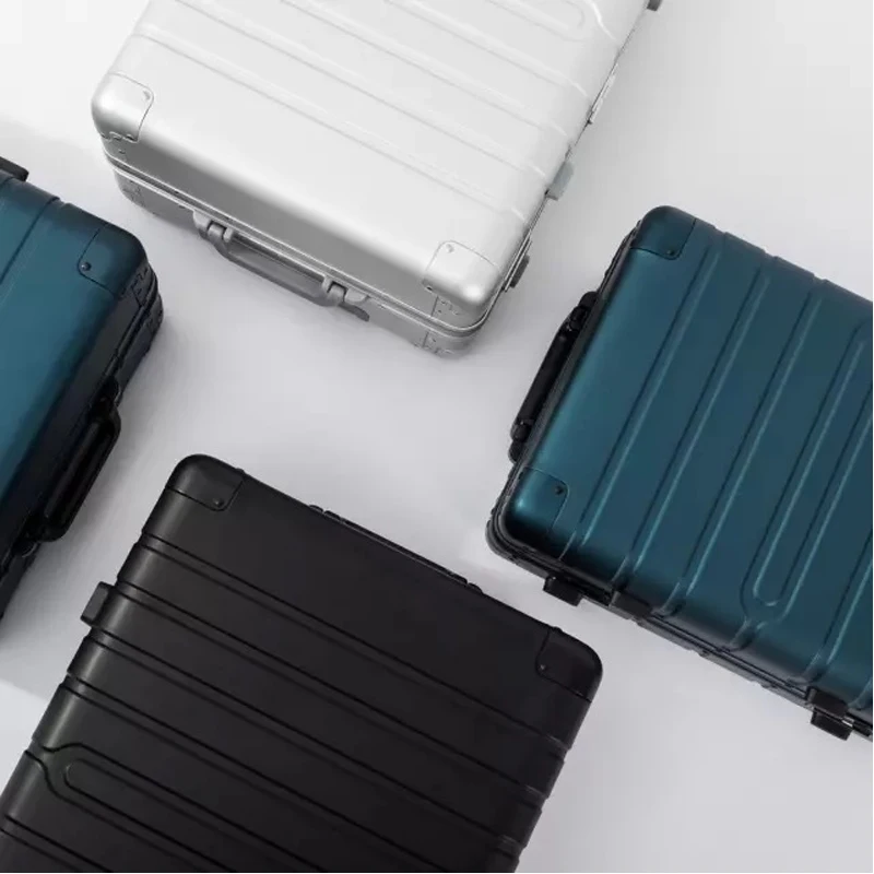 New Women Fashion All aluminum high quality durable Rolling Luggage Men large capacity business Trolley Suitcase Travel bag