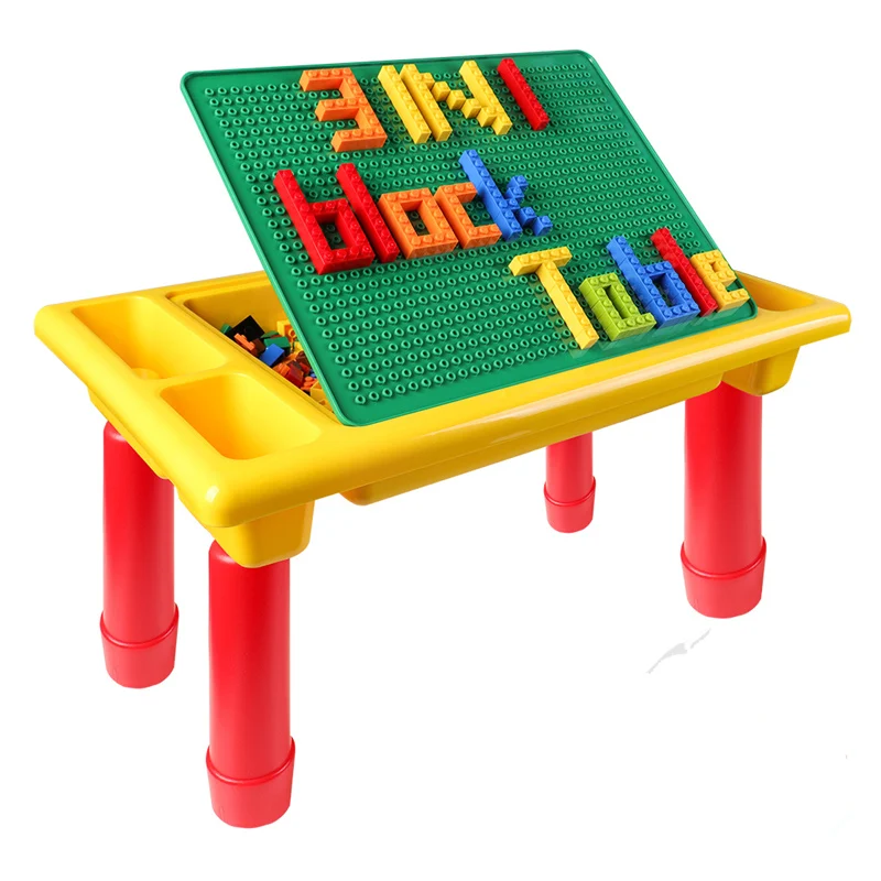 Buy 200pcs Blocks + Building Blocks Table Small Bricks