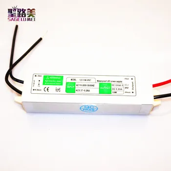 

AC110-260V to DC12V/24V 10W- 100W Waterproof Electronic outdoor IP67 led strip lamp Led Driver Transformer Power Supply Adapter