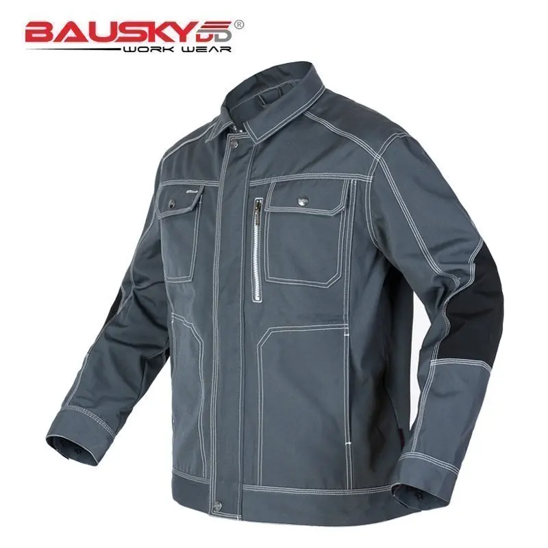 Bauskydd B212 мужские Спецодежды Куртка Мульти Карманы с длинными рукавами Рабочая