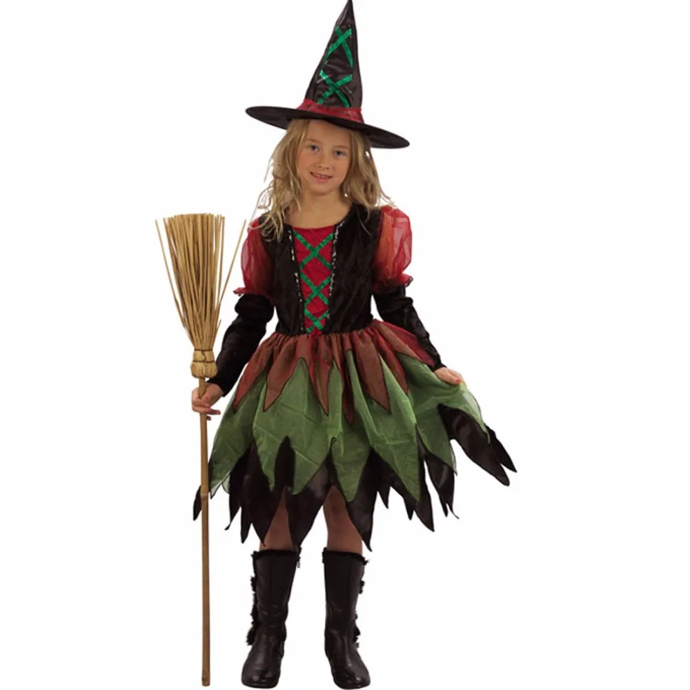 Little Witch Cosplay Costume Naughty Baby Girl Party Costume Fantasia
