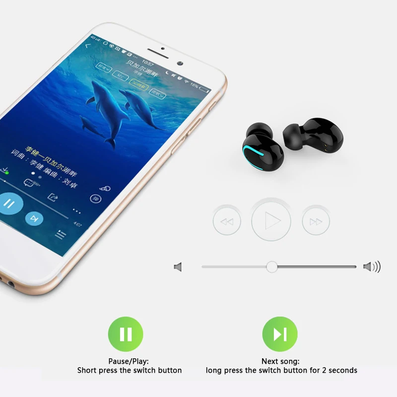 Роскошные 5 0 беспроводные bluetooth наушники для мобильного телефона iPhone Bluetooth