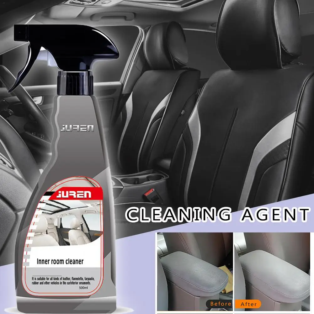 500ML Car Polish Plastic Leather Retreading Agent Automotive Interior Cleaner Tire Wax Universal Leather Clothing Shoes Sofa