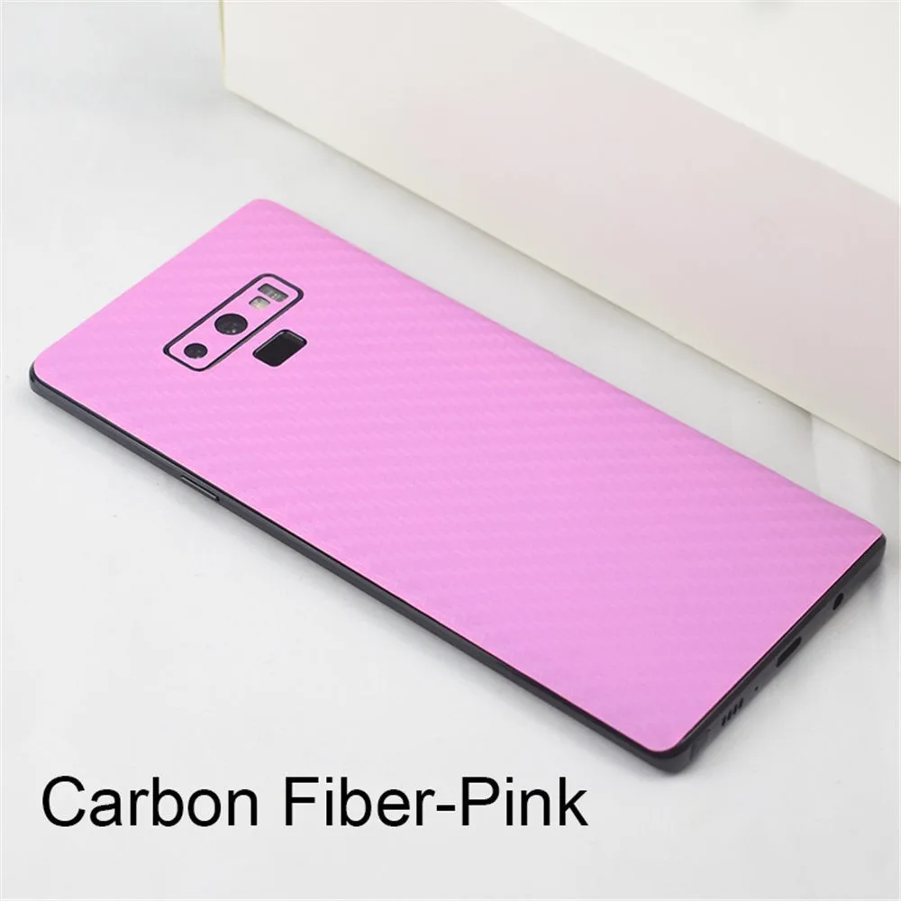 Back Cover Film For Samsung Galaxy Note 9 8 LeatherCarbon FiberWood Skins Protective Sticker For Samsung S9 S8 Plus Note 9 8 (14)