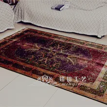 5'x7. 5' красный ручной работы персидский шелковый ковер ручной тканый коврик