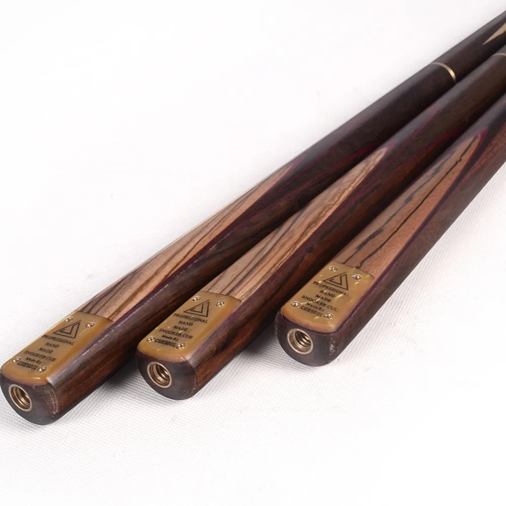 CUESOUL 3/4 Piece Ash Pool Snooker Cue 18oz Walnut with Butt extention 9.5mm 