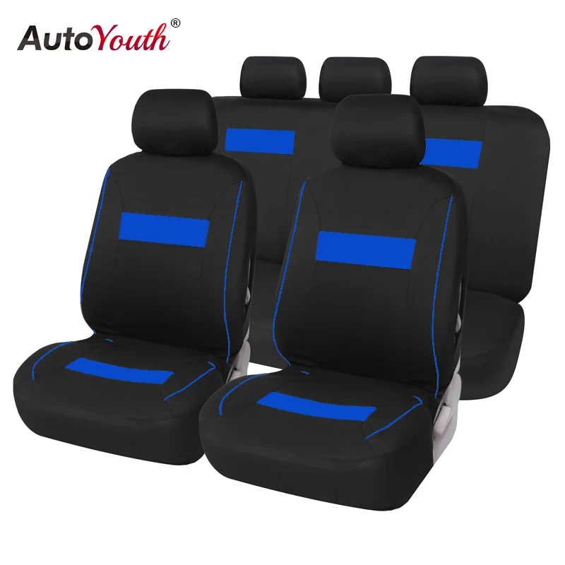

AUTOYOUTH Car Seat Covers Full Set Universal Car Seat Protector For seat ibiza peugeot 206 mazda cx3 suzuki swift peugeot 206
