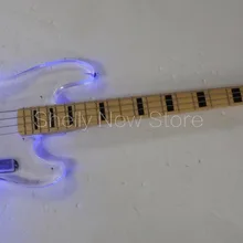 Shelly магазин индивидуальный акриловый свет P бас 4 Строка точность 20 лада электрический бас гитары музыкальный инструмент магазин