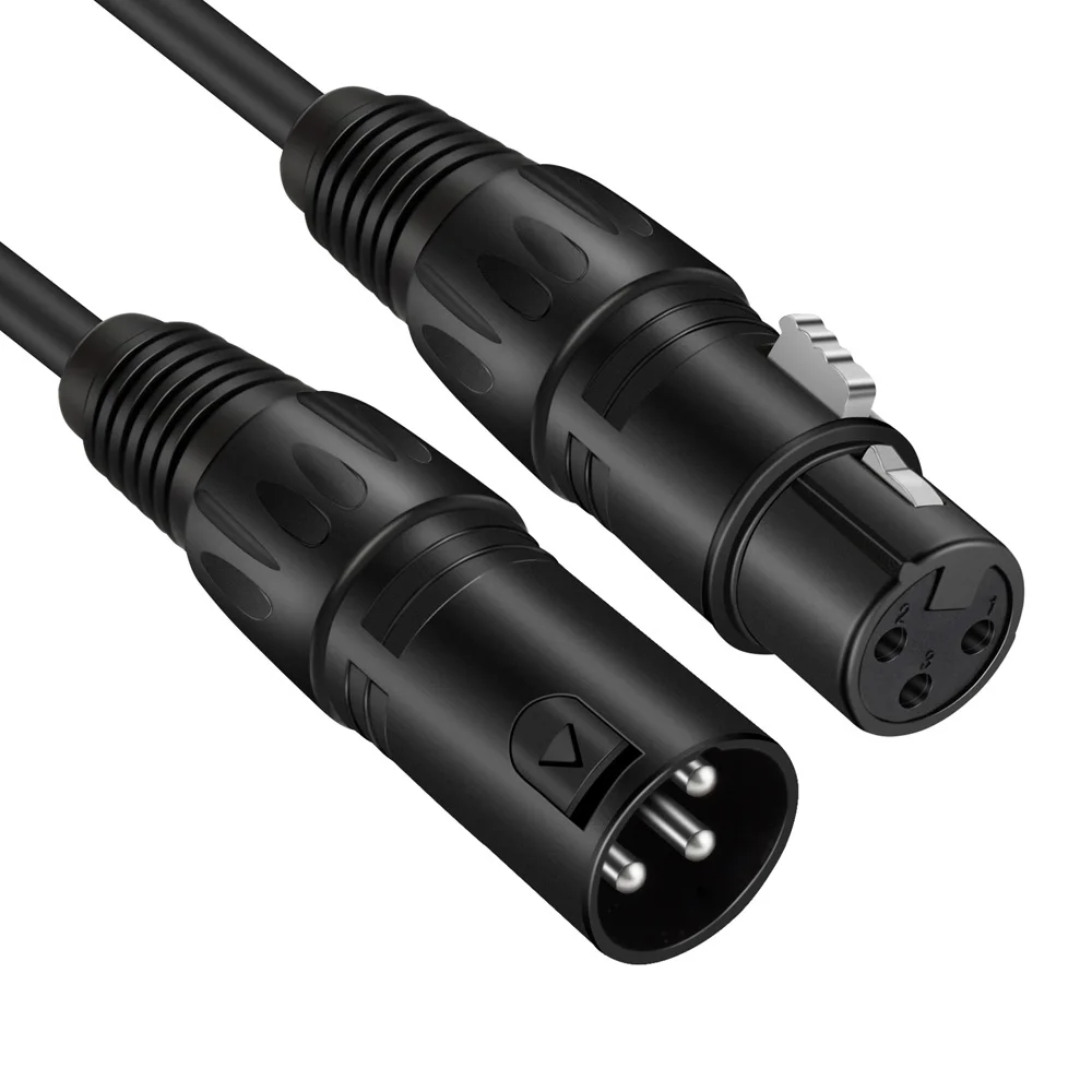 

Moukey XLR Cable Microphone Karaoke Stage Audio Cable 3 Pin Male to Female Noiseless XLR Extension Cable Amplifiers Wire Cord