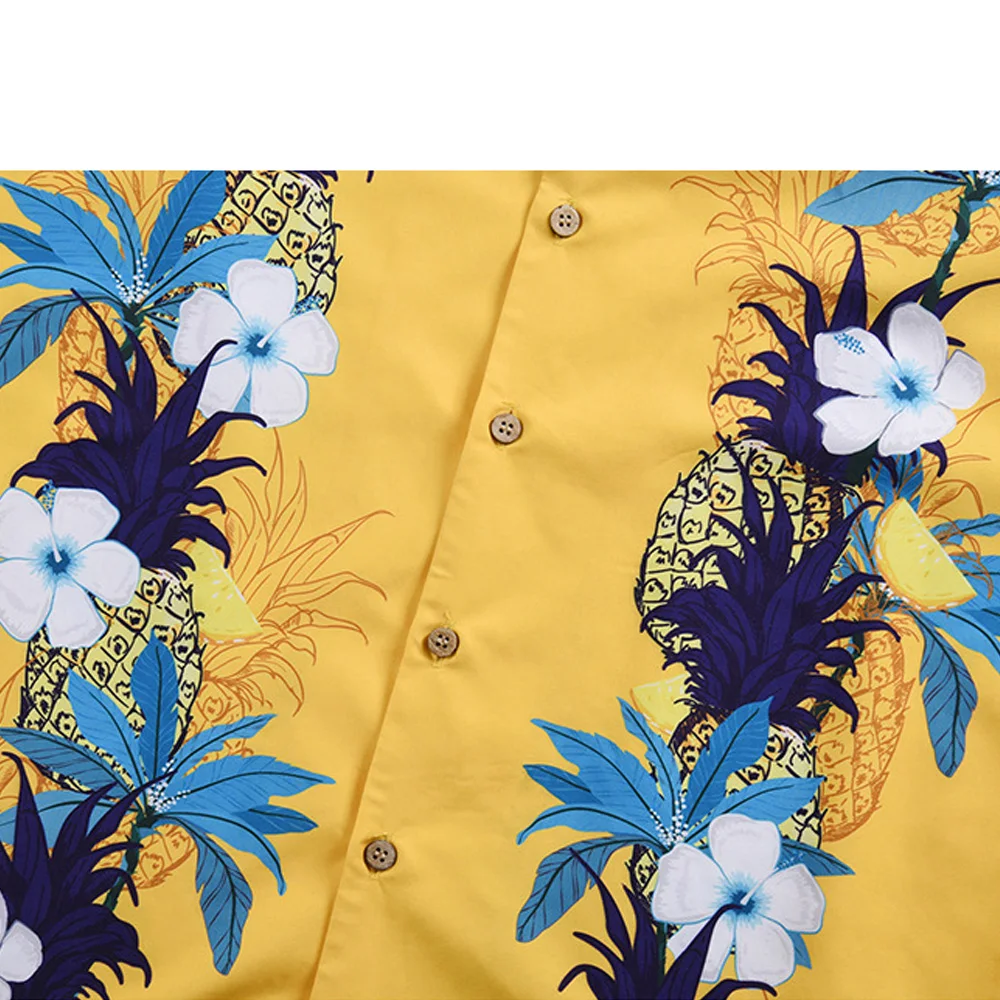 1950 Ретро Винтаж Для мужчин рубашки Топы Рубашки повседневные Для мужчин 2019 летние шорты рукавом хип-хоп мода Harajuku уличная гавайская рубашка