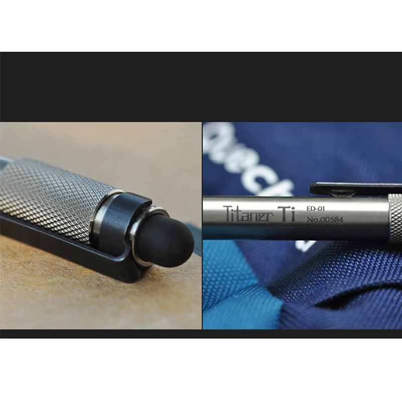 Высококачественная простая Роскошная тактическая ручка из титанового сплава для защиты из вольфрамового сплава разбитое окно и головка сенсорного экрана EDC инструменты