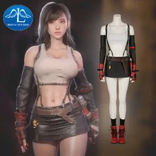 Manluyunxiao игровой Костюм Final Fantasy VII Remake Tifa Lockha Косплей Костюм Одежда на Хэллоуин по индивидуальному заказу