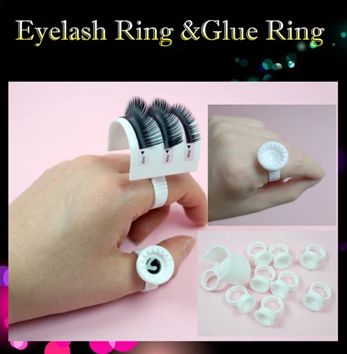 Buy Retail 10pcs/lot New Smart Ring Individual Eyelash Extension Disposable