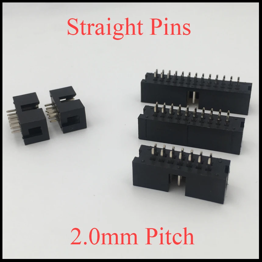 DC3 8P 10P 14P 16 P 8 10 14 контактов 2 0 мм Шаг прямой двухрядный разъем IDC ISP JTAG штыревой