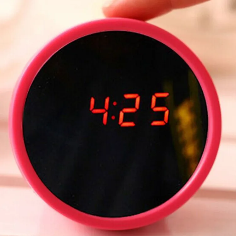 Часы led mirror clock. Креативные электронные часы. будильник зеркало. китайские часы зеркало. электронный будильник эстетика.