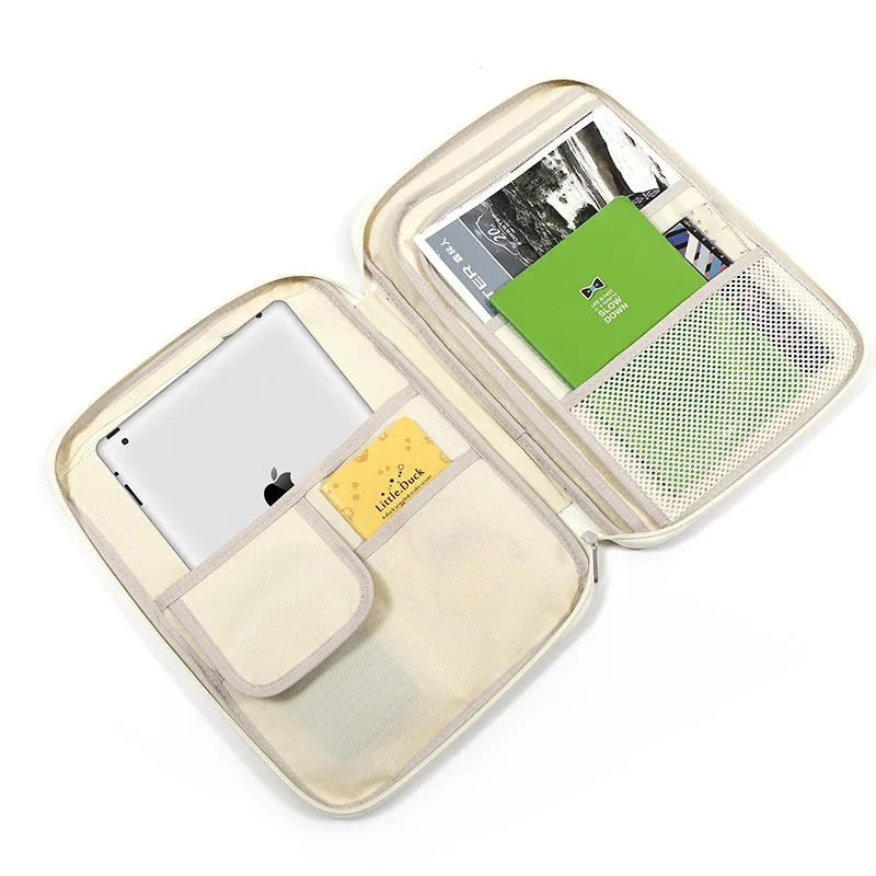 Цветочная Водонепроницаемая Нейлоновая Сумка для документов для ноутбука iPad, ноутбука, Большая вместительная сумка для файлов, Портативная сумка для хранения