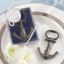 Оригинальные свадебные юбилейные сувениры для открывания бутылок с якорем свадебные подарки и Свадебные украшения и вечерние сувениры 50 шт./партия